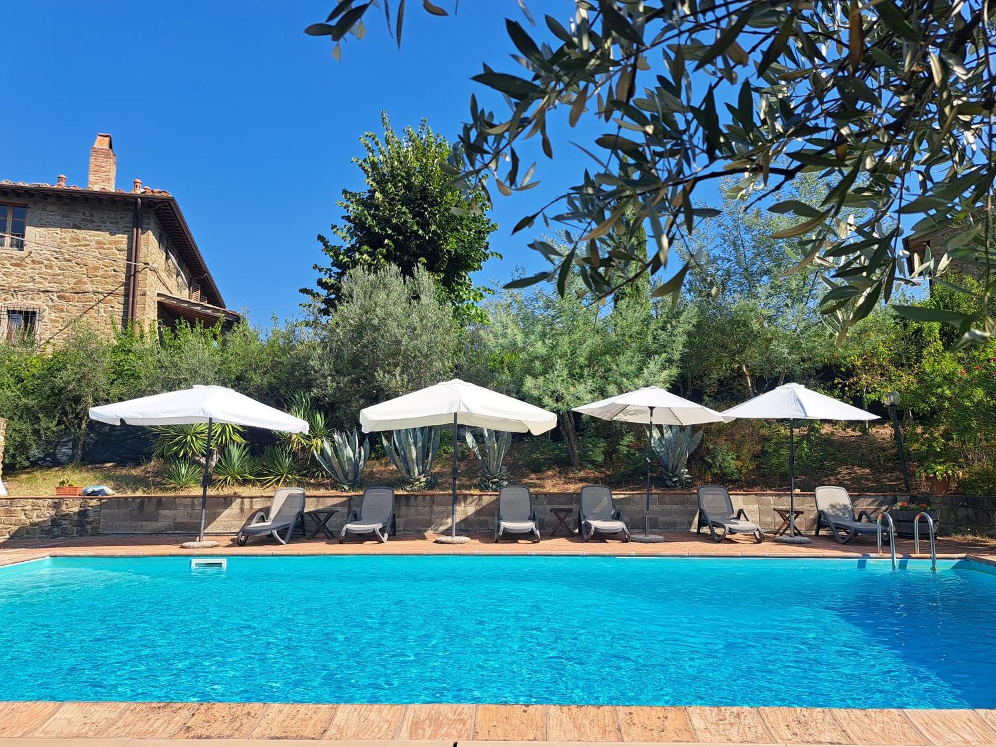 הוילה גרבה אין קיאנטי Agriturismo Poggio All'Olmo מראה חיצוני תמונה